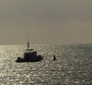 Boat on the sea